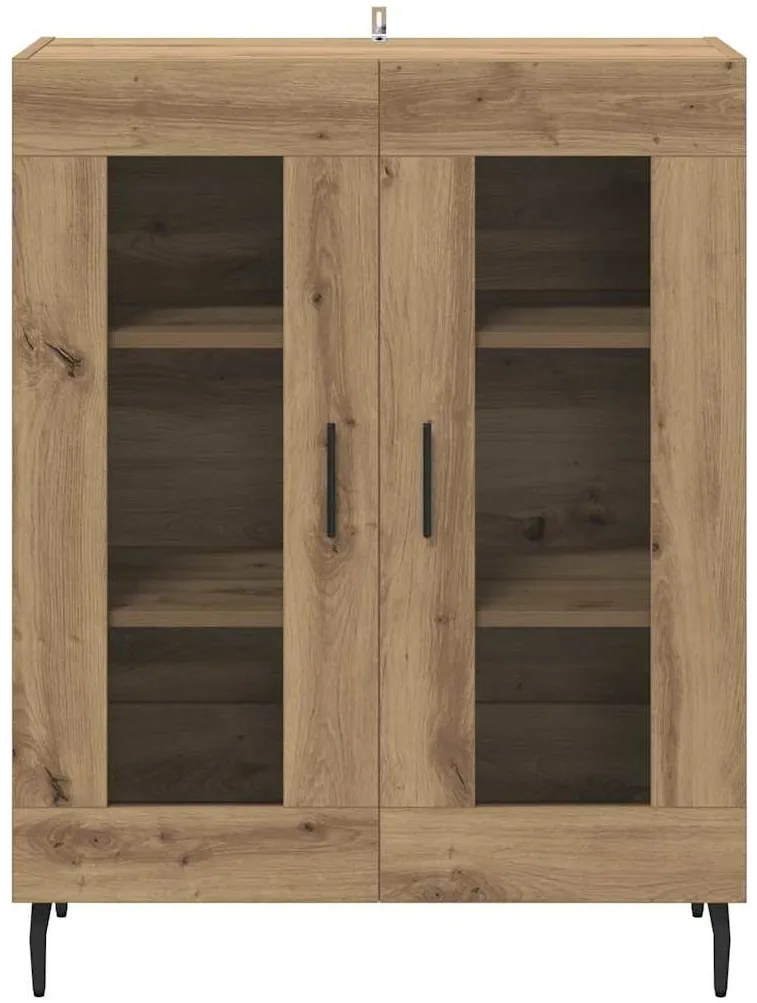 vidaXL Πλαϊνό γραφείο Artisan Oak 69,5 x 34 x 90 εκ.