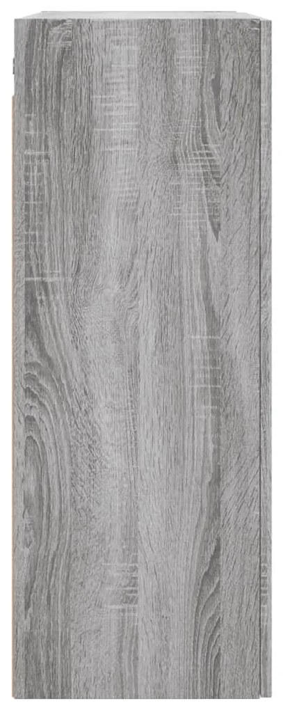 vidaXL Ντουλάπια Τοίχου 2 τεμ. Γκρι Sonoma 69,5 x 34 x 90 εκ.