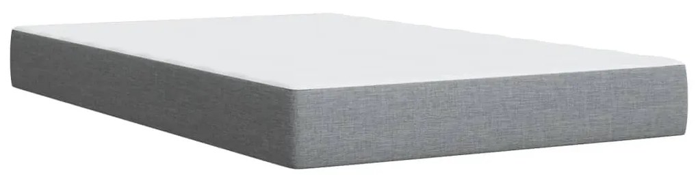 ΚΡΕΒΑΤΙ BOXSPRING ΜΕ ΣΤΡΩΜΑ ΑΝΟΙΧΤΟ ΓΚΡΙ 120X190 ΕΚ. ΥΦΑΣΜΑΤΙΝΟ 3289695