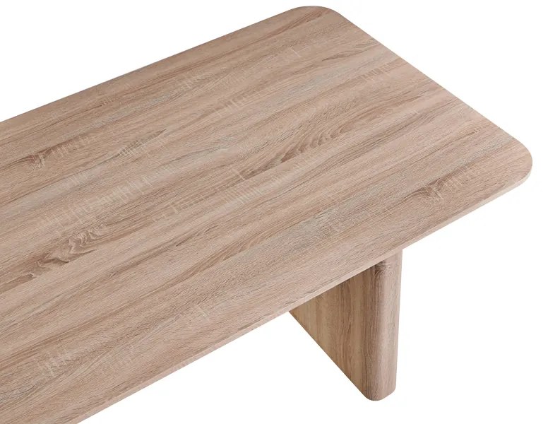 Tραπέζι Faghan pakoworld καφέ mdf 180x90x76εκ
