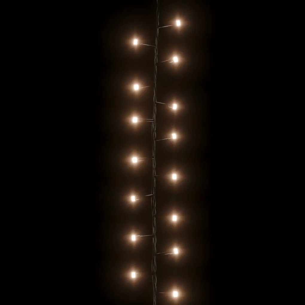 vidaXL Φωτάκια Compact με 3000 LED Θερμό Λευκό 65 μ. από PVC