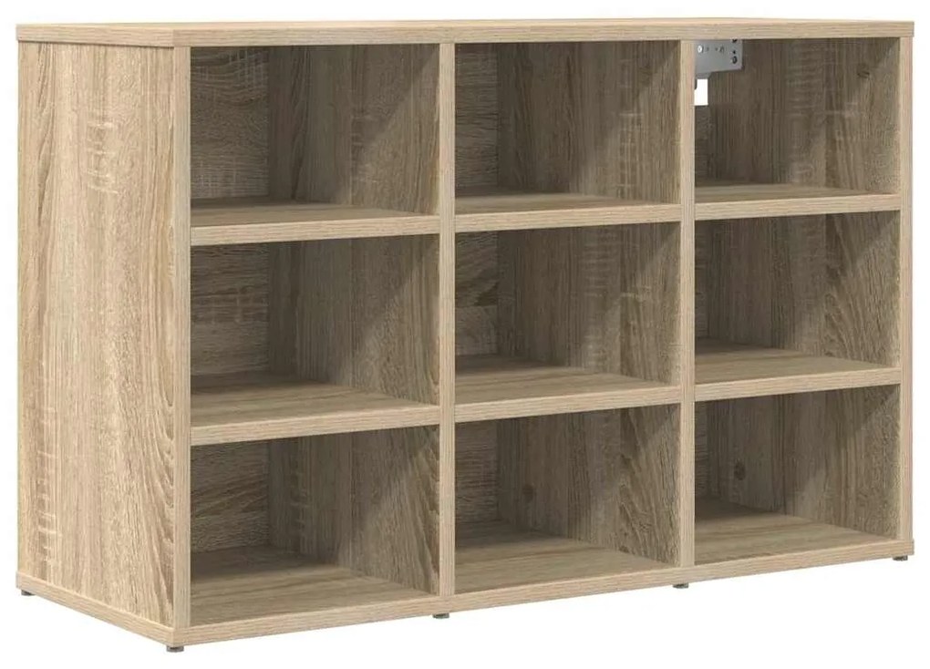 vidaXL Παπουτσοθήκη Sonoma Δρυς 77.5 x 30 x 51 εκ. Επεξεργασμένο ξύλο