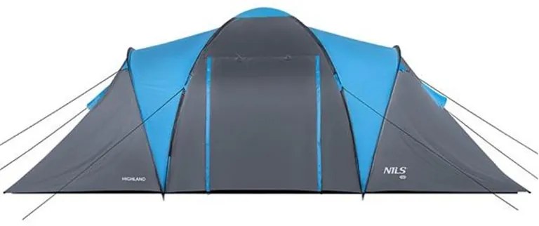 Σκηνή Camping NC6031 HIGHLAND NILS CAMP 6 Ατόμων Γκρι/Μπλε