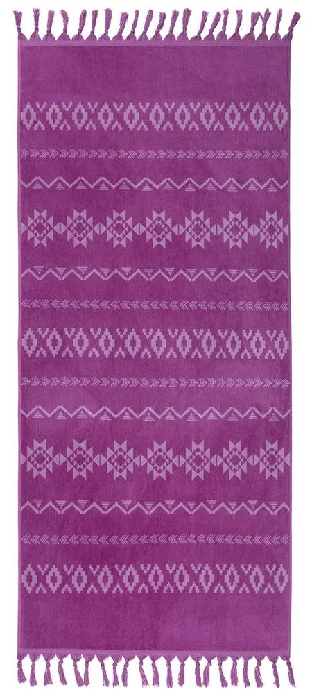 Πετσέτα Θαλάσσης Sensoria Purple Nef-Nef Θαλάσσης 80x160cm 100% Cotton