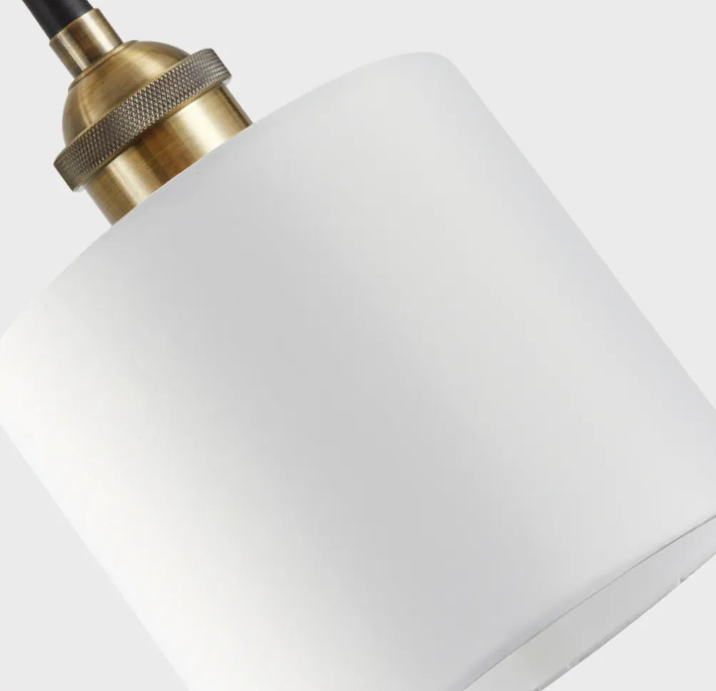 SE21-BR-10-5BL-SH123 MAGNUM FLEX White, Grey, Brown Shade Pendant +