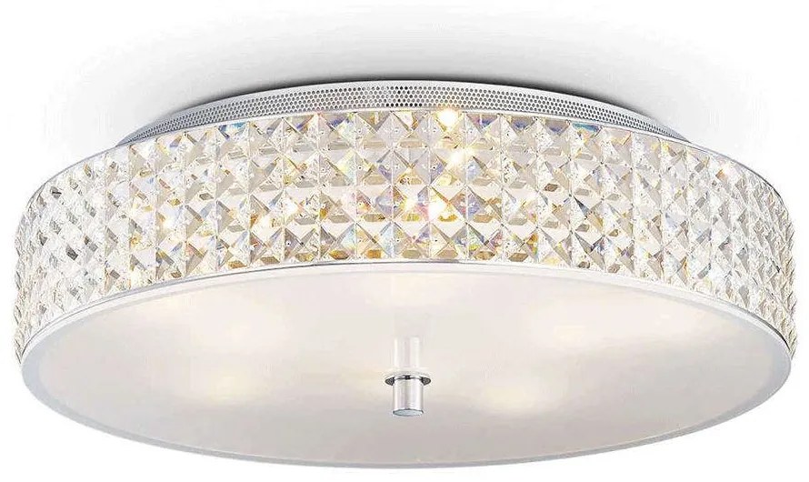 Φωτιστικό Οροφής-Πλαφονιέρα Roma 087863 50x13cm 9xG9 40W White Ideal Lux