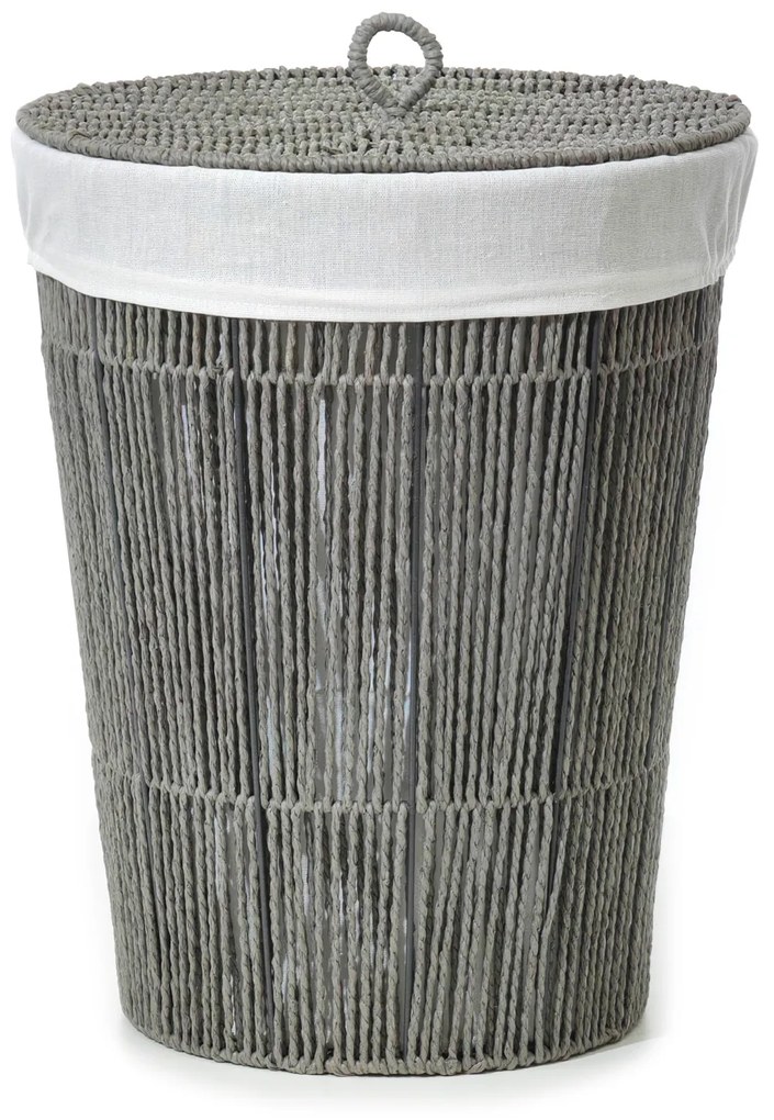 Καλάθι Απλύτων Γκρι Φ37cm