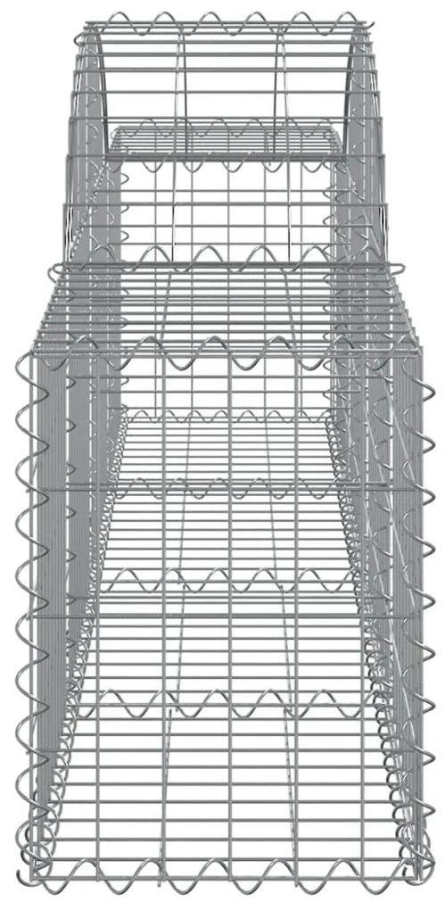 vidaXL Συρματοκιβώτια Τοξωτά 50 τεμ. 200x30x40/60 εκ. Γαλβαν. Ατσάλι