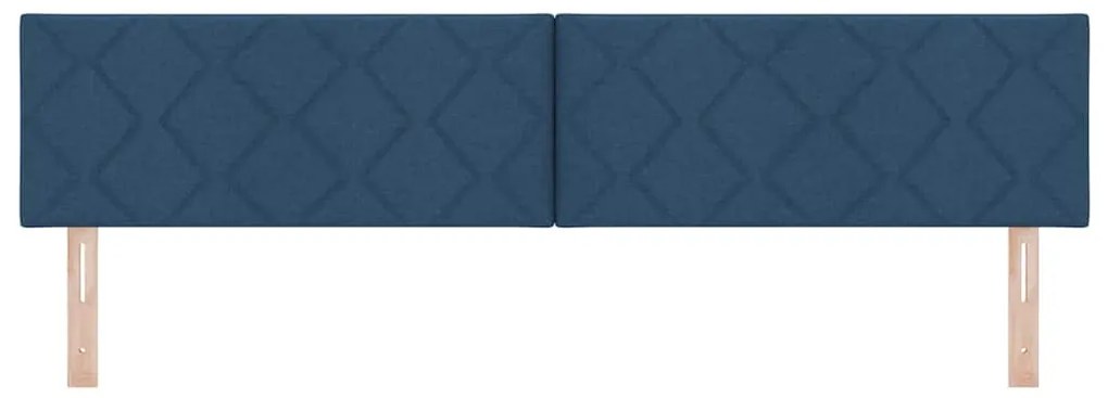 vidaXL Υφασμάτινο Κεφαλάρι Geometric με κεφαλάρι Μπλε 200 cm ύφασμα
