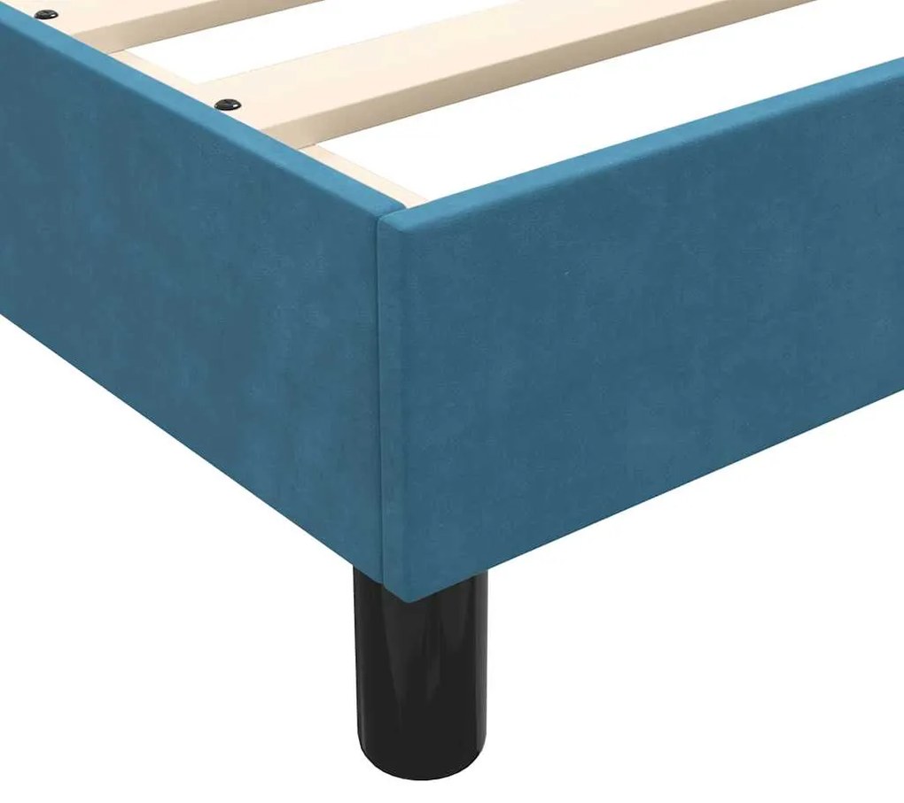 ΚΡΕΒΑΤΙ BOXSPRING ΜΕ ΣΤΡΩΜΑ ΣΚΟΥΡΟ ΜΠΛΕ 180X210 ΕΚ. ΒΕΛΟΥΔΙΝΟ 3316129