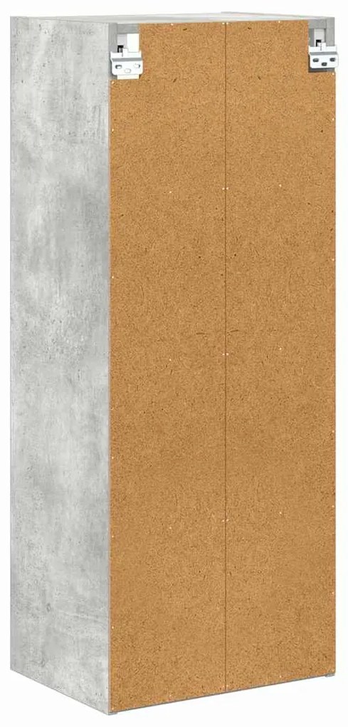 vidaXL Κρεμαστό ντουλάπι Σκυρόδεμα Γκρι 40 x 29,5 x 100 εκ.