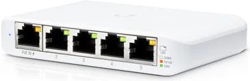 UBIQUITI UniFi Switch USW-Flex-Mini, 5-Port Gigabit, 10/100/1000 Mbps