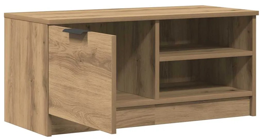 vidaXL Σετ ντουλάπι τηλεόρασης 2 τεμαχίων Artisan Oak 80x35x36,5 cm