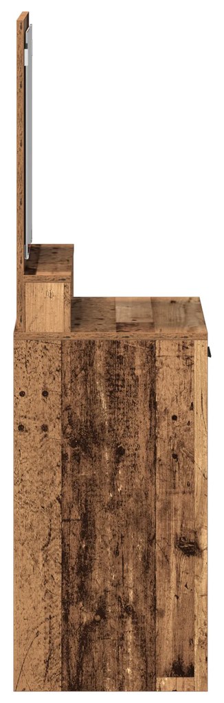 vidaXL Τουαλέτα με Συρτάρια από Παλιό Ξύλο 50x41x140 εκ