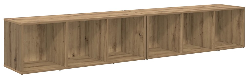vidaXL Σετ επίπλου τηλεόρασης 2 pcs Artisan Oak 37 x 35 x 107 εκ