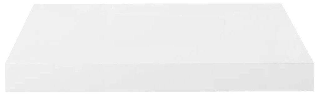 Ράφι Τοίχου Γυαλιστερό Άσπρο 40x23x3,8 εκ. MDF - Λευκό