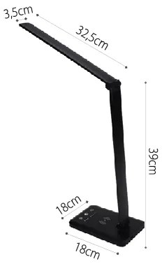 Επιτραπέζιο φωτιστικό LED 7W 3CCT (by touch) σε λευκό χρώμα D:39cm (3045-WH) - 3045-WH - 1.5W - 20W - 3045-WH