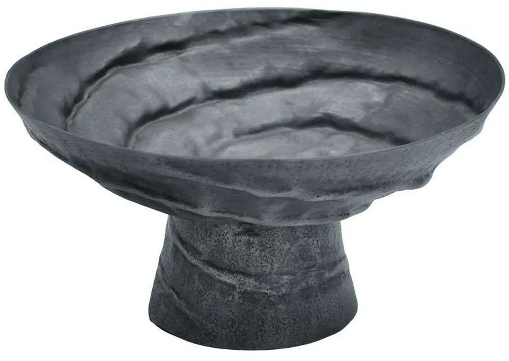 Διακοσμητική Πιατέλα 939-124-012 26x18cm Grey Aluminium