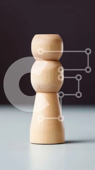 Intra Συλλεκτικό Ξύλινο Παζλ Plywood  4mm - Μοναδική και κομψή Ξύλινη μολυβοθήκη σε σχήμα μολυβιού Σε Ξύλινο Κουτί - Διαστάσεις: 10x10 cm – 25 κομμάτια