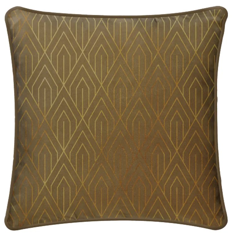 FAMA ΔΙΑΚΟΣΜΗΤΙΚΟ ΜΑΞΙΛΑΡΙ POLYESTER CARAMEL ΧΡΥΣΟ 45x45cm - 025331