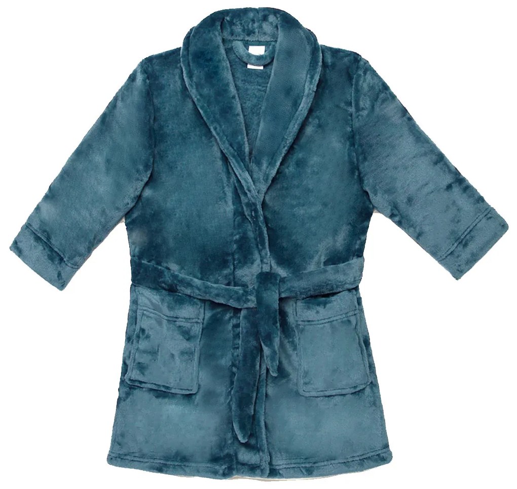Ρόμπα Fleece Παιδική Minerva 62135-308 Petrol Πετρόλ No6