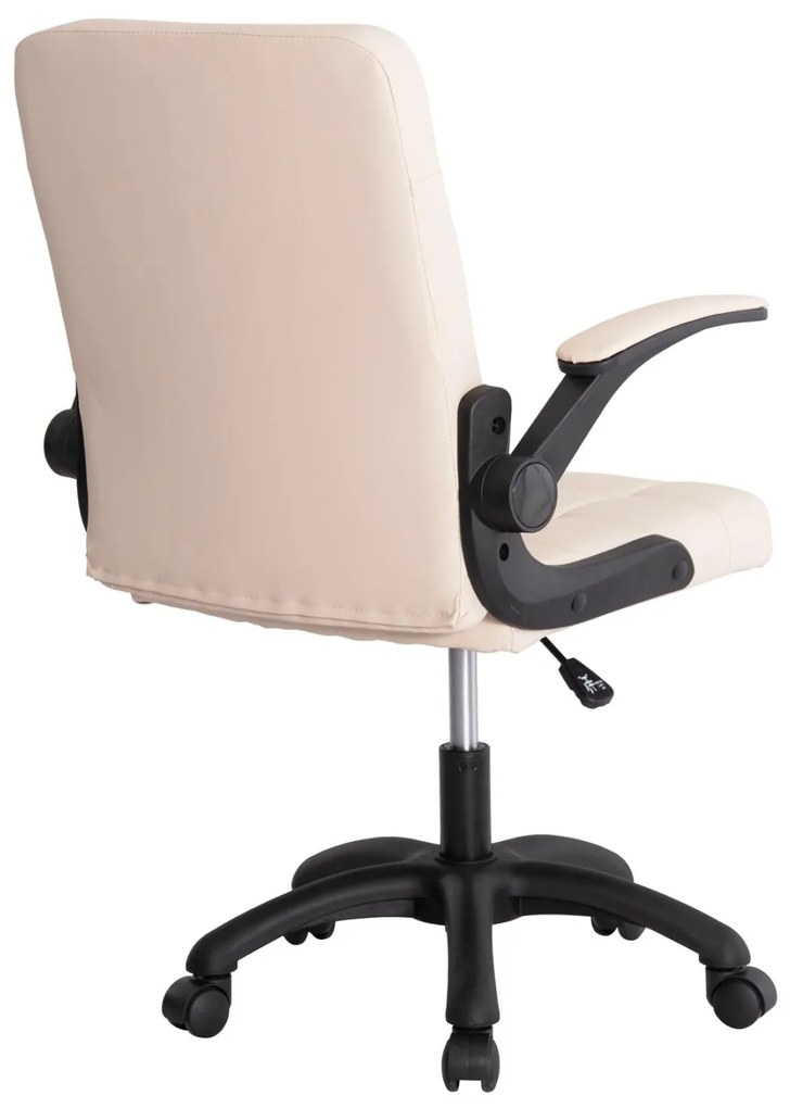 ΚΑΡΕΚΛΑ ΓΡΑΦΕΙΟΥ PORTIMA  ΜΠΕΖ PVC-ΜΑΥΡΟΣ NYLON ΣΚΕΛΕΤΟΣ &amp; ΒΑΣΗ 69x53x98Υεκ