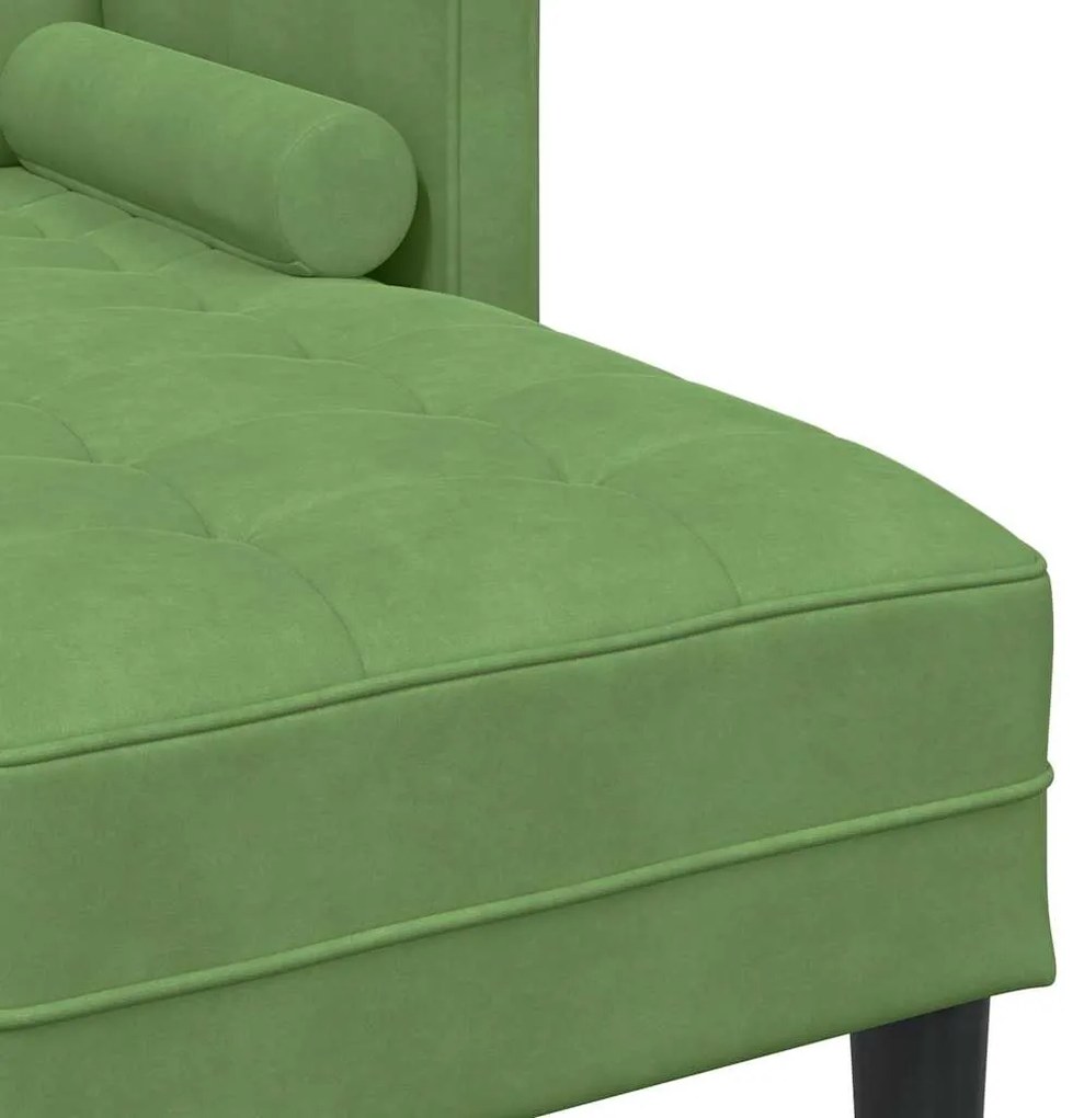 vidaXL Σετ Καναπέ Ανοιχτό Πράσινο 173 x 131 x 67 εκ Πολυεστέρας