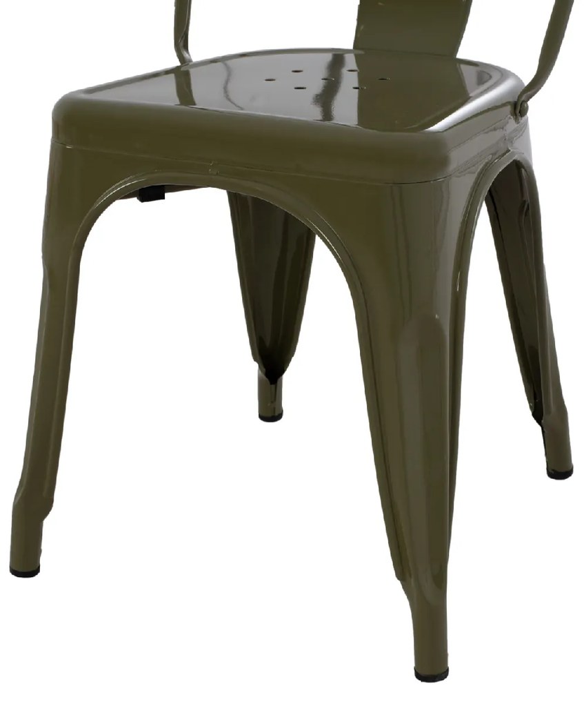 ΚΑΡΕΚΛΑ ΜΕΤΑΛΛΙΚΗ MELITA-PRO HM8641.43 ΣΕ DARK OLIVE GREEN 43x50x82Υεκ.