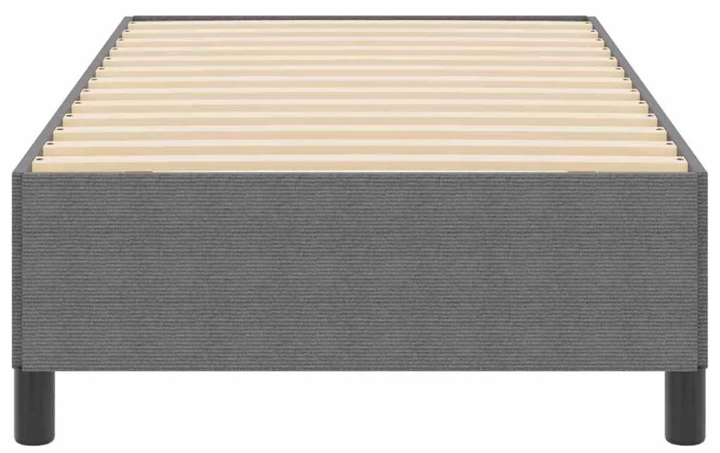 vidaXL Σκελετός Κρεβατιού Ανοιχτό γκρι 90 x 200 cm Βελούδο