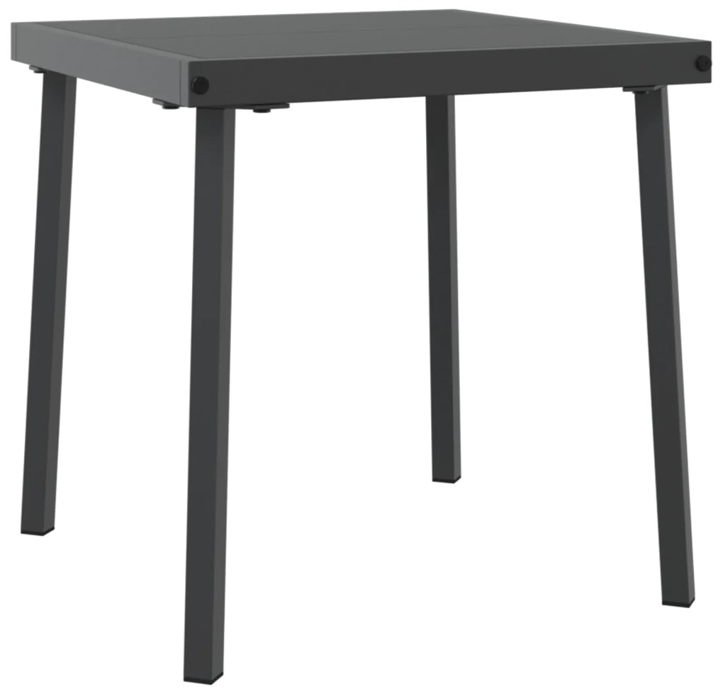 vidaXL Ήλιο-κρεβάτι 2 pcs Μαύρο 40 x 39 x 40.5εκ συνθετικό ρατάν