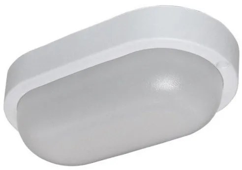 Πλαφονιέρα- Απλίκα Οβάλ λευκή Led SMD 8W 230V 21-1600810 Lumen-21-1600810-Λευκό 21-1600810