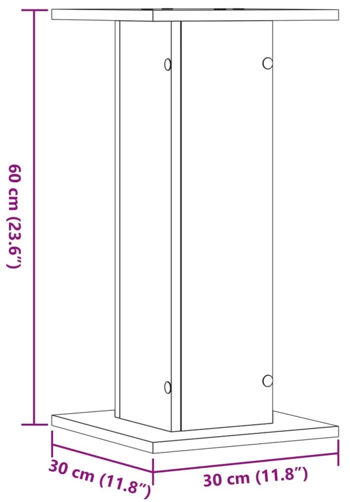 ΒΑΣΕΙΣ ΗΧΕΙΩΝ 2 ΤΕΜ. ΑΡΤΙΣΙΑΝΗ ΔΡΥΣ 30X30X60 ΕΚ. ΕΠΕΞ. ΞΥΛΟ 852662