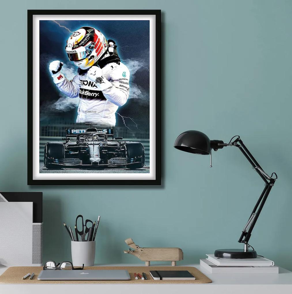 Πόστερ &amp; Κάδρο Lewis Hamilton F040 30x40cm Εκτύπωση Πόστερ (χωρίς κάδρο)