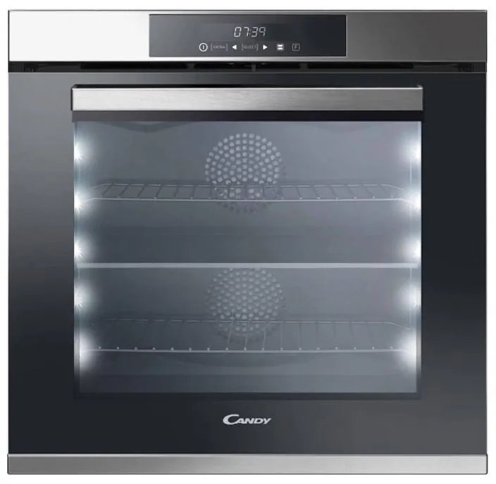 Candy FCDP818VX/E Φούρνος άνω Πάγκου 80lt χωρίς Εστίες Π59.5εκ. Μαύρος