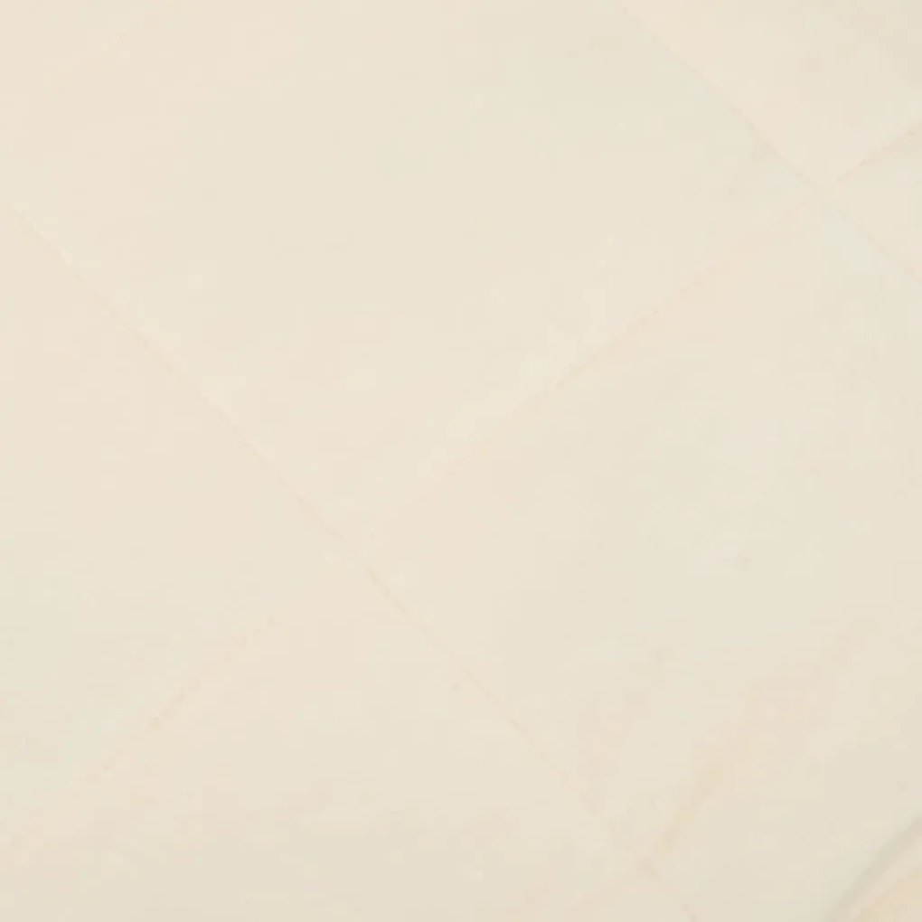 vidaXL Κουβέρτα Βαρύτητας Ανοιχτό Κρεμ 200 x 200 εκ. 13 κ. Υφασμάτινη