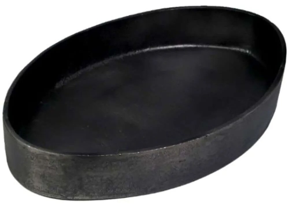 Διακοσμητικός Δίσκος Oko 022447 48x30x6cm Graphite Αλουμίνιο