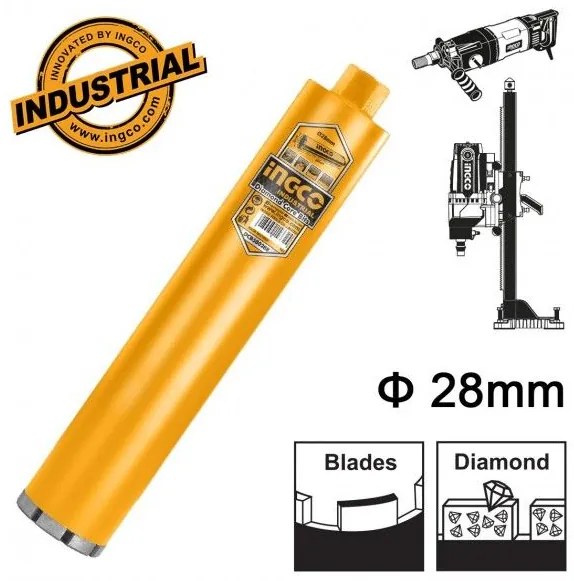 Διαμαντοκορώνα Μπετού Kαροτιέρας 28mm DCB580288 INGCO DCB580288