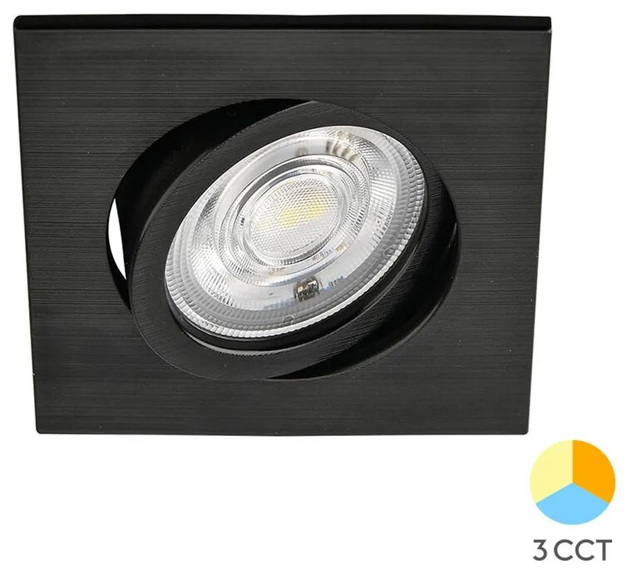 Φωτιστικό Σποτ Braytron BD02-10781 Μαύρο Ματ (Black Mat) CCT3
