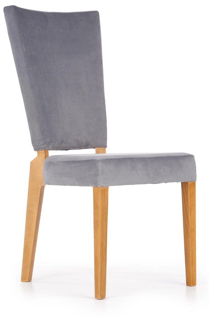 ROIS chair, color: honey oak / grey DIOMMI V-PL-N-ROIS-KR-D.MIODOWY/POPIEL