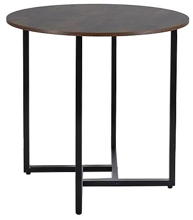 STÓŁ ALTO II BRĄZ RUSTYKALNY/CZARNY FI80 DIOMMI-80-3511
