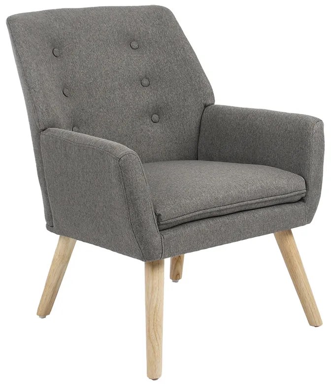 Intrahome Πολυθρόνα Likable Intrahome ύφασμα γκρι-φυσικό 67x89x86εκ | SKU: INTRAPA-366111122