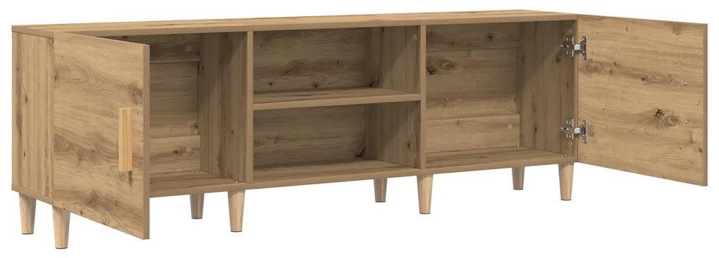 vidaXL Βάση τηλεόρασης σε Artisan Oak - 150x30x50 εκ - Κατασκευασμένη από τεχνικό ξύλο