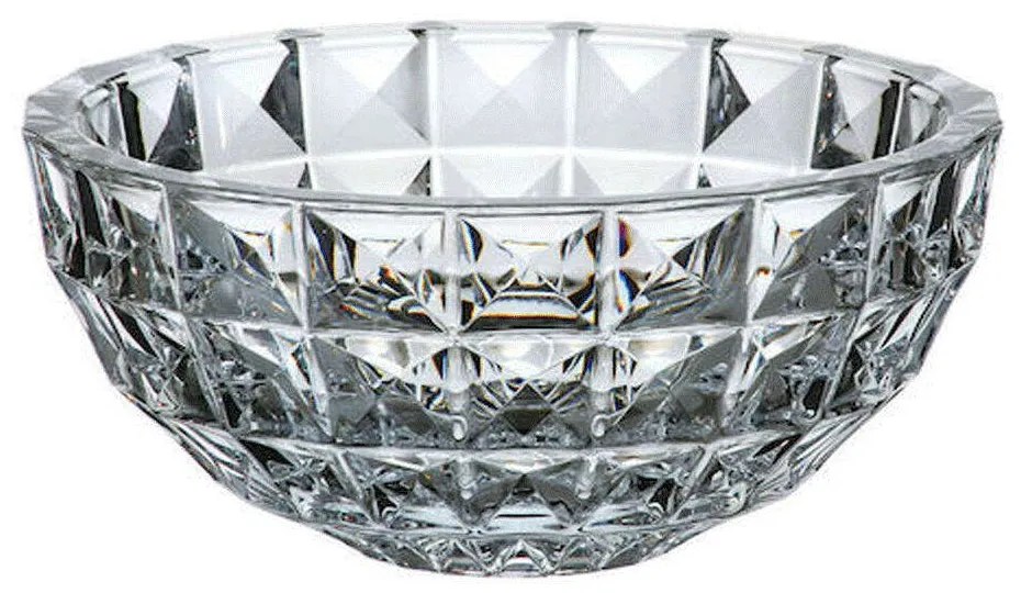 Διακοσμητικό Μπωλ Diamond CTB03100402 28cm Clear Από Κρύσταλλο Βοημίας Crystal