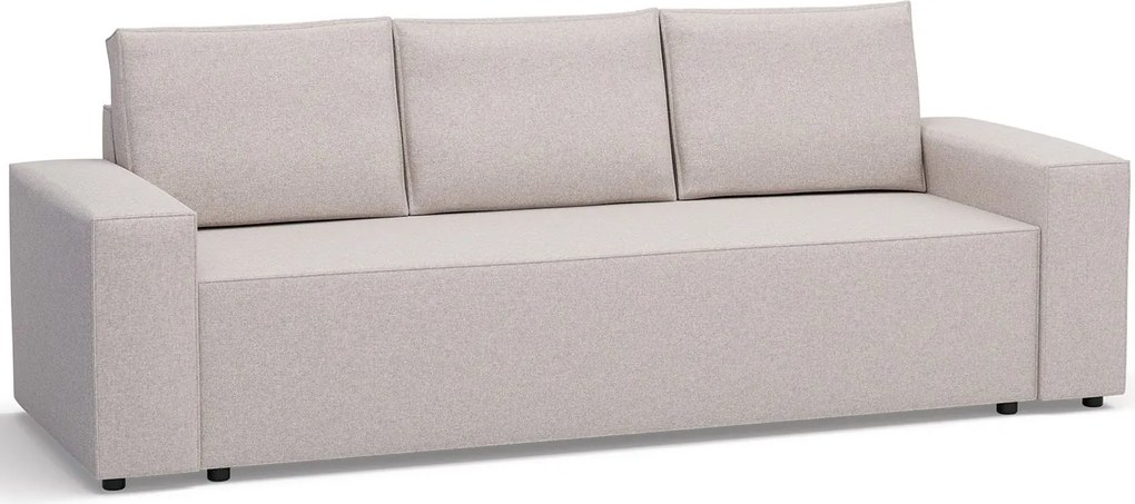 Καναπές Nilla τριθέσιος-Ekrou - 258.00Χ94.00Χ92.00cm