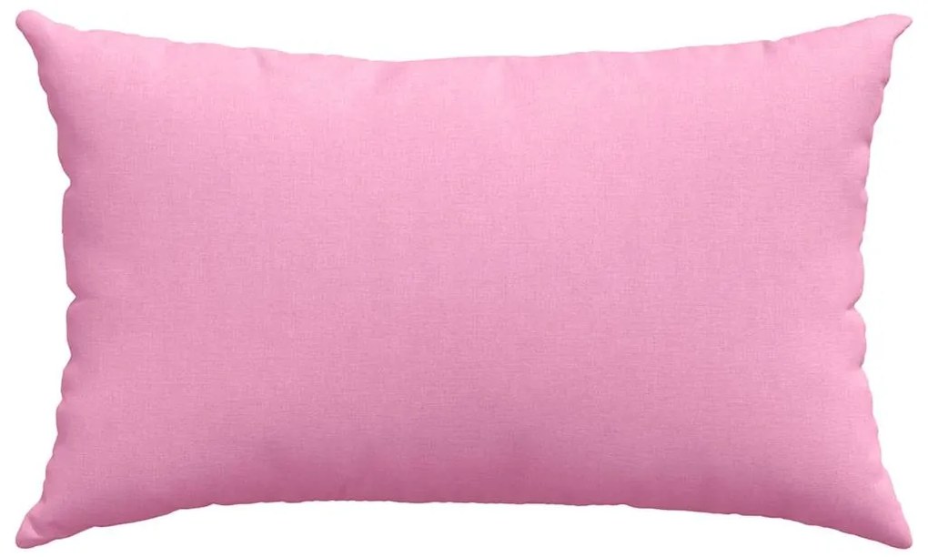 vidaXL Μαξιλάρι Καναπέ 2 pcs Ροζ 50 x 30 cm ύφασμα