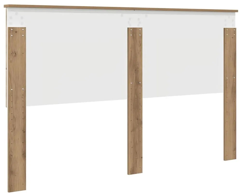 vidaXL Κεφαλάρι με κεφαλάρι Artisan Oak 160 cm Επεξεργασμένο ξύλο