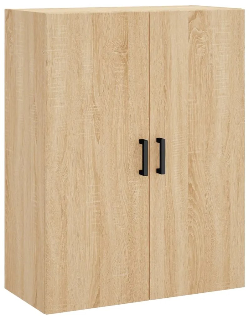 vidaXL Ντουλάπι Sonoma δρυς 69,5 x 34 x 180 εκ. από Επεξεργασμένο Ξύλο
