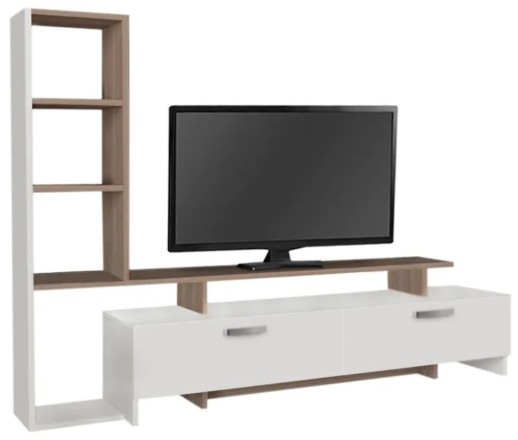 ΣΥΝΘΕΣΗ ΤΗΛΕΟΡΑΣΗΣ SIMAL MEGAPAP ΜΕ LED ΧΡΩΜΑ ΛΕΥΚΟ - CORDOBA 168,2X31,3X120ΕΚ.