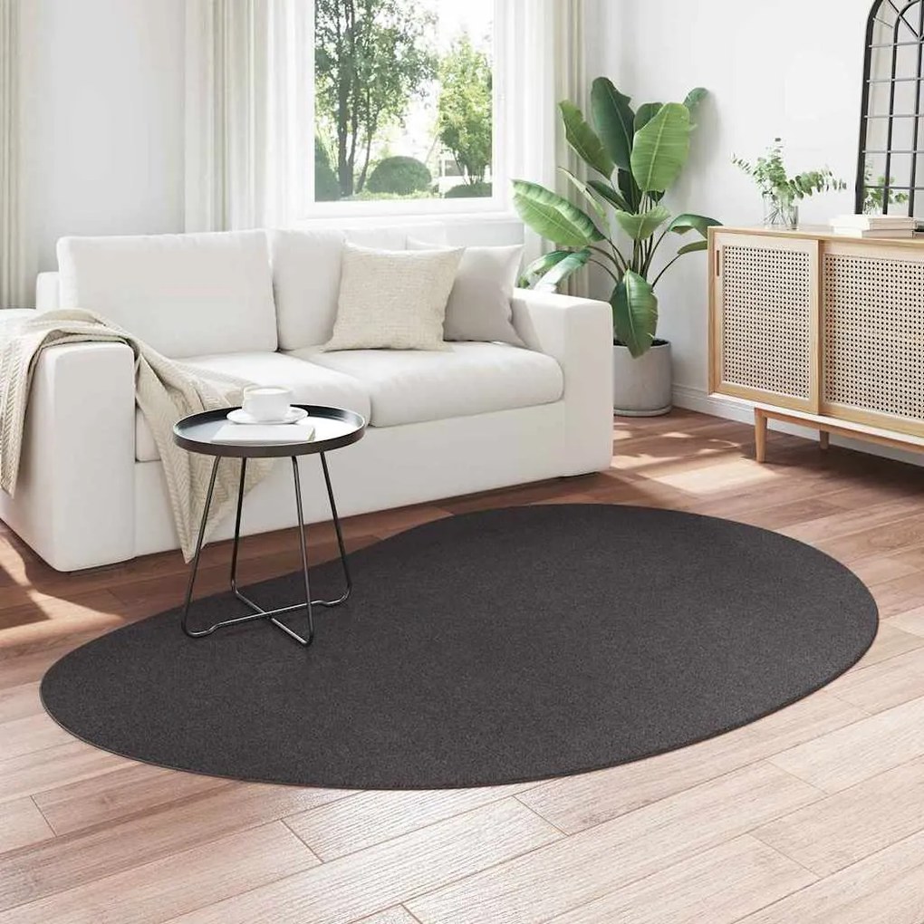 vidaXL Χαλί Ανθρακί 140 x 200 cm Πολυεστέρας