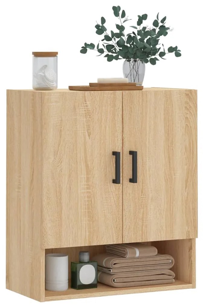 vidaXL Ντουλάπι Τοίχου Sonoma Δρυς 60 x 31 x 70 εκ. Επεξεργασμένο Ξύλο